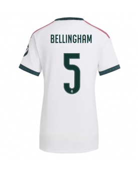 Real Madrid Jude Bellingham #5 Maglia Gara Casa Repliche 2026-27 Donna Maniche Corte Real Madrid Jude Bellingham #5 Maglia Gara Casa Repliche 2026-27 Donna Maniche Corte
